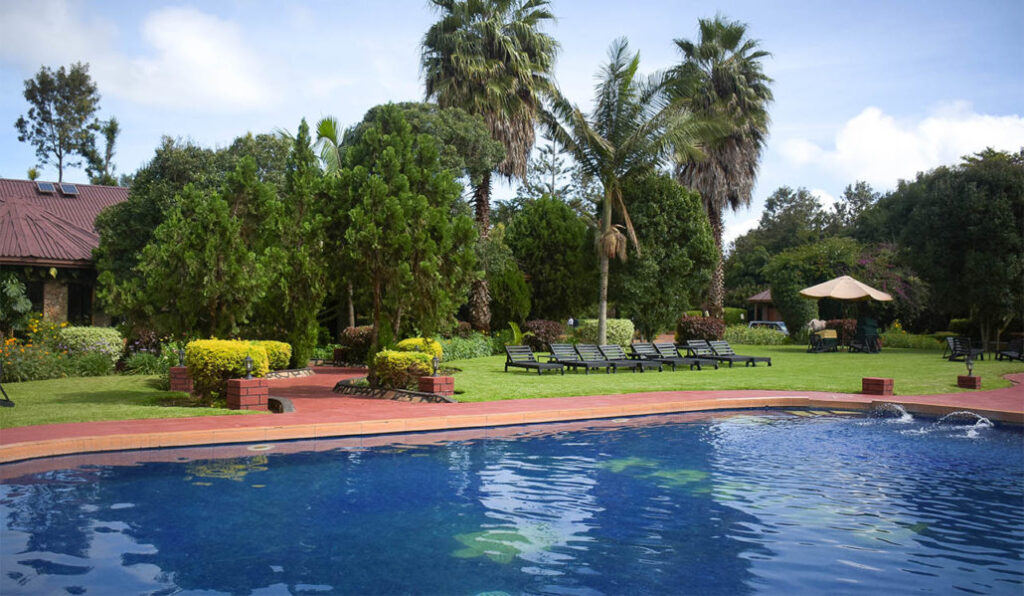 Pool bouganvillae